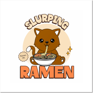 RAMEN Life Slurping Ramen Noodles Posters and Art